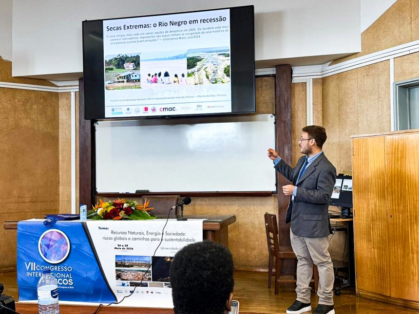 Prefeitura de Manaus apresenta estudo sobre gestão de riscos climáticos no 7º Congresso Internacional de Riscos em Portugal