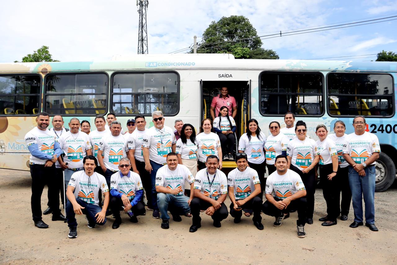 Prefeitura de Manaus realiza capacitação para transporte inclusivo com motoristas do transporte coletivo