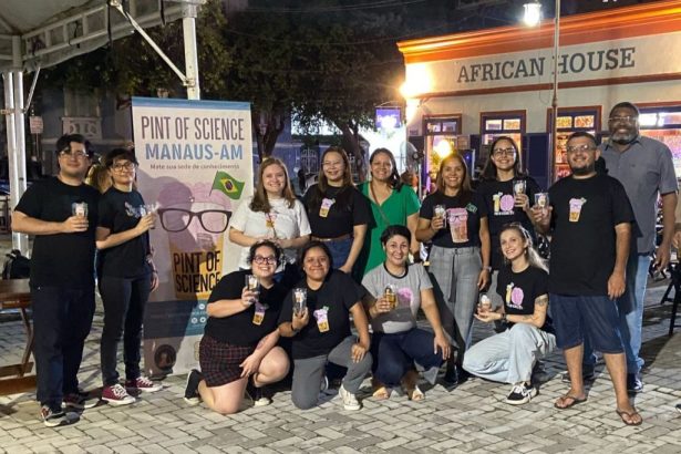 Pint of Science reúne cientistas e público em bares de Manaus para debates sobre ciência, saúde e tecnologia entre 18 e 20 de maio