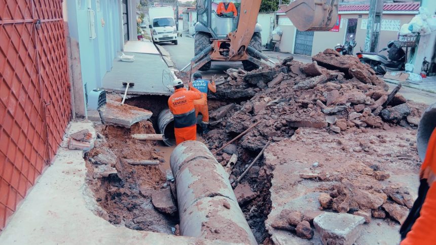 Prefeitura de Manaus recupera rede de drenagem profunda no Lírio do Vale para reduzir riscos de alagamentos e melhorar mobilidade