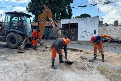 Prefeitura de Manaus recupera drenagem profunda na Alameda Santos Dumont e reforça infraestrutura da região