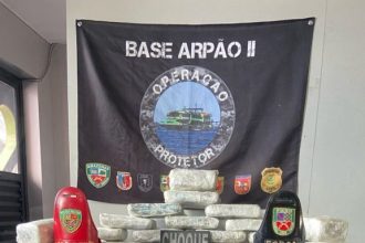 Forças de Segurança realizam apreensão de drogas em Coari e retiram mais de 64 quilos do tráfico em dois dias