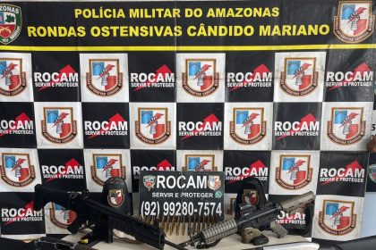 Mulher presa com maconha dentro de embarcação em operação da SSP-AM na base fluvial de Coari