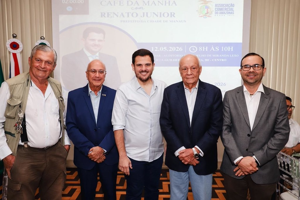 Prefeito de Manaus Renato Junior anuncia criação de pasta para indústria e comércio após reunião com setor empresarial