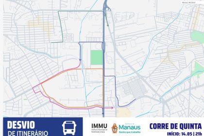 Prefeitura de Manaus anuncia operação de trânsito para a corrida Corre de Quinta na zona Centro-Sul