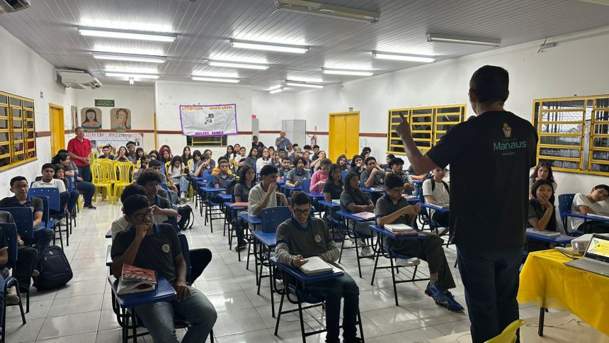 Medalhei Manaus mobiliza 65 mil alunos em aulão de revisão para a Obmep em 145 escolas