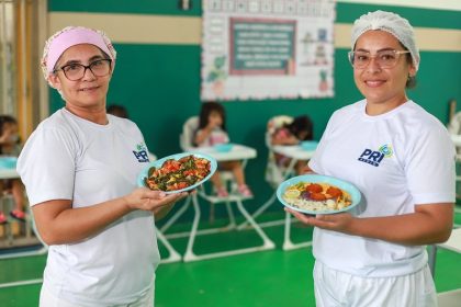 Merenda escolar de Manaus ganha destaque nacional com merendeiras classificadas no concurso do FNDE