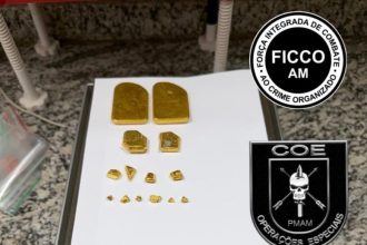 Operação integrada apreende cerca de 400 gramas de ouro em bote no Educandos, Manaus