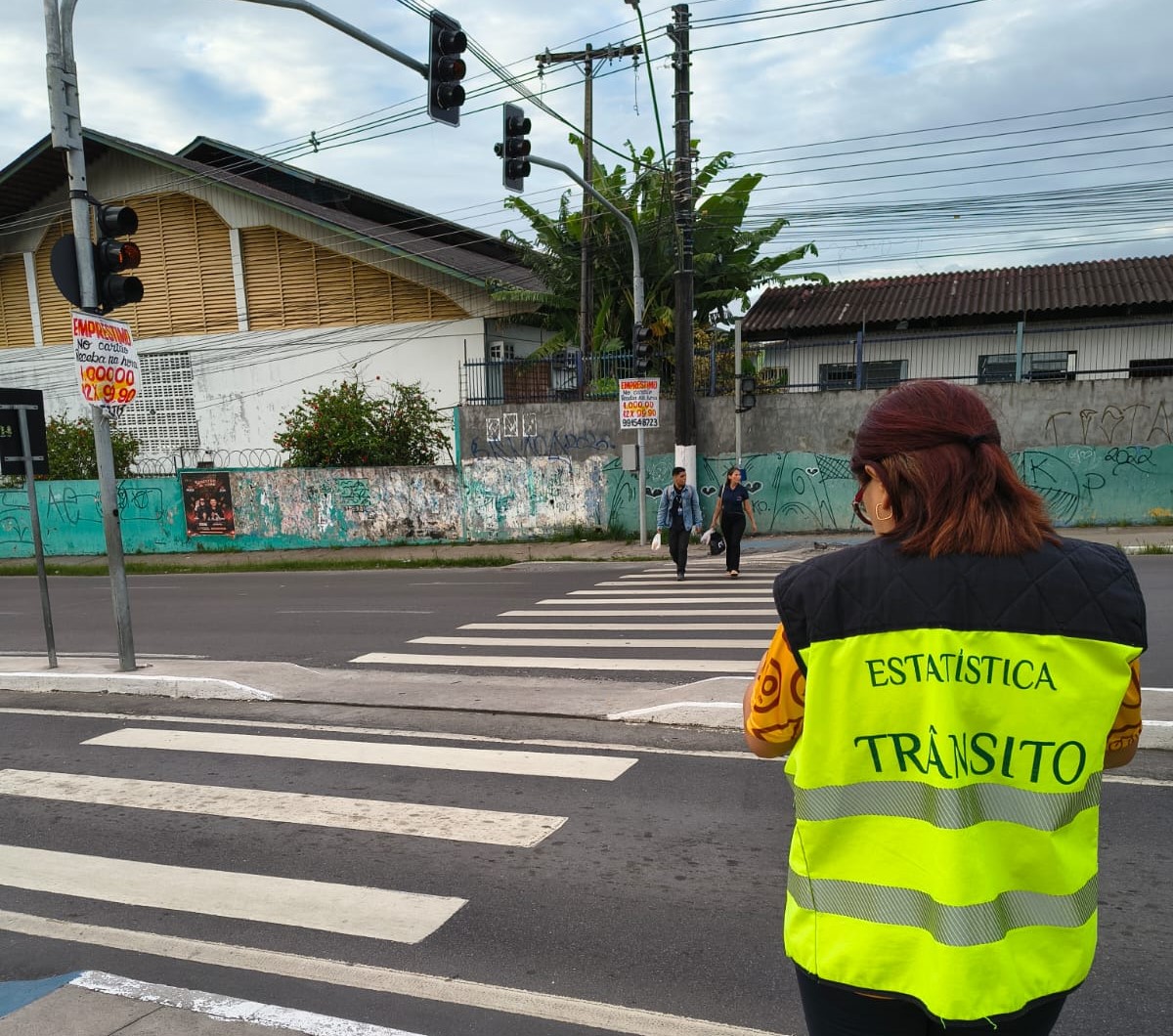 Prefeitura de Manaus realiza pesquisa de fluxo na avenida Camapuã para subsidiar melhorias de mobilidade urbana