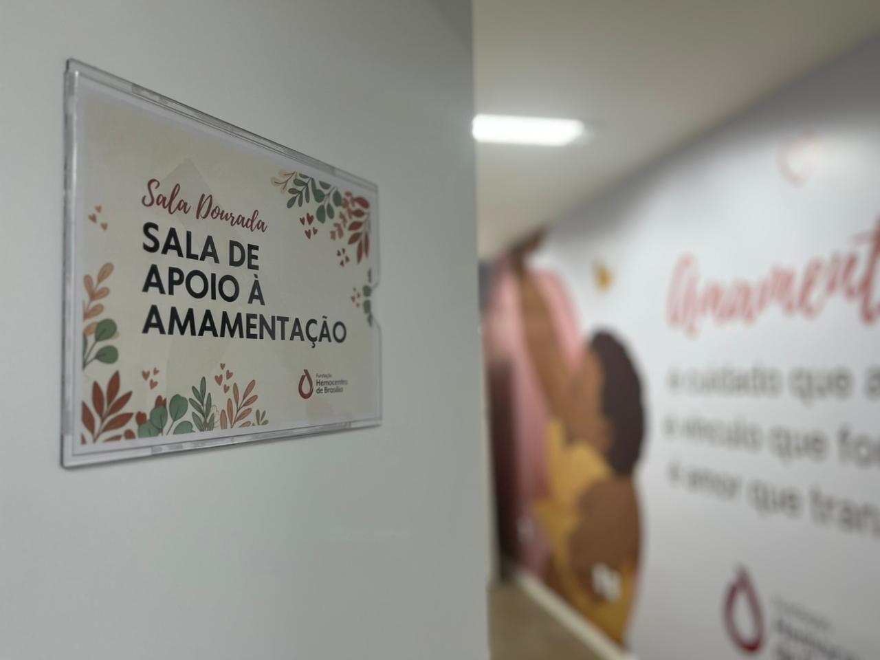 Fundação Hemocentro de Brasília inaugura sala de apoio à amamentação e ponto de coleta de leite humano nesta sexta