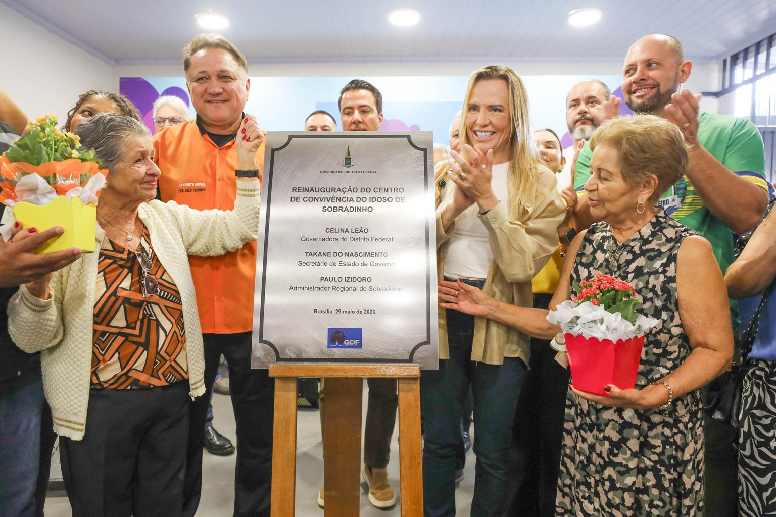 Governadora Celina Leão reinaugura Centro de Convivência do Idoso de Sobradinho após reforma que custou R$ 300.238,49