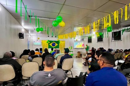 SES-AM promove ação de humanização durante estreia da Seleção Brasileira no HPS Dr. Platão Araújo