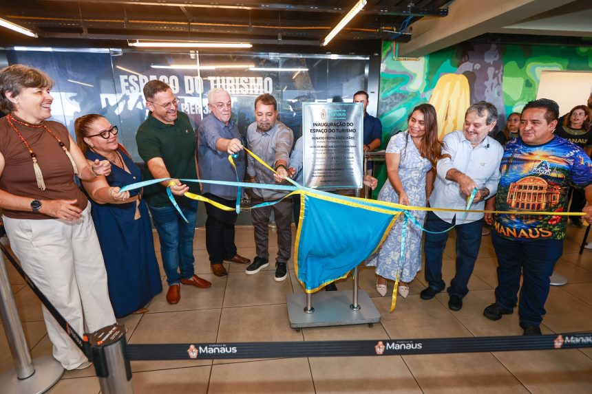 Manaus inaugura Espaço do Turismo no mirante Lúcia Almeida para ampliar atendimento a visitantes e fortalecer setor