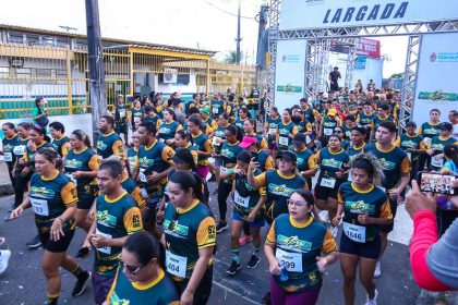Corrida da Compensa reúne mais de 3.000 pessoas em Manaus e arrecada alimentos