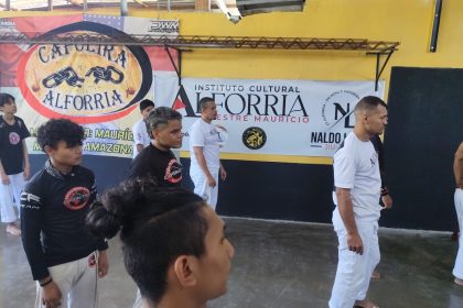 Primeira oficina do Mandinga Mirim promove capoeira em Manaus com apoio da Prefeitura e do Pnab