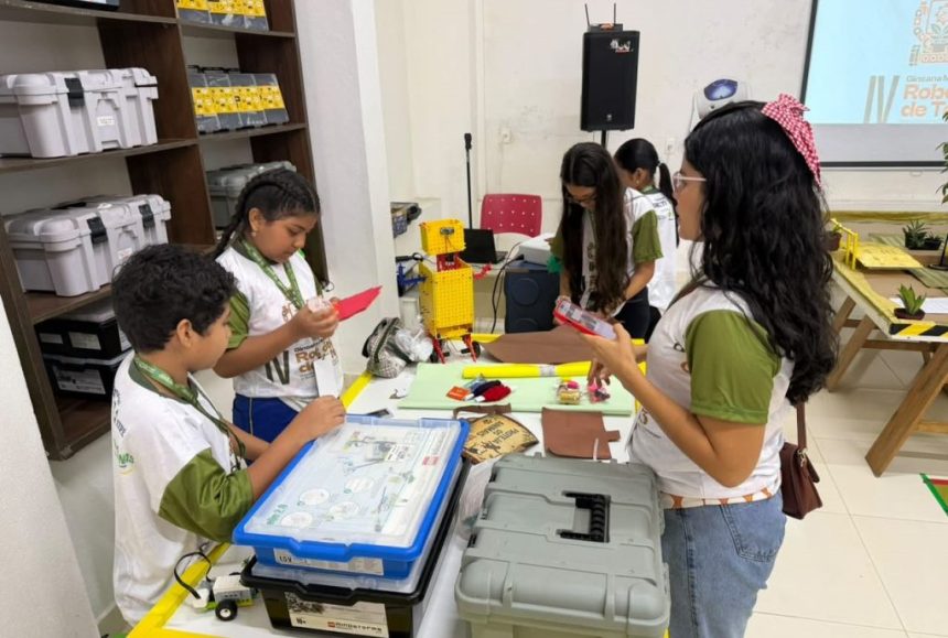 Gincana de robótica em Tefé mobiliza 80 estudantes com apoio da Fapeam e Parev