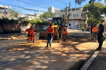 Prefeitura de Manaus inicia obra emergencial na avenida Getúlio Vargas após identificação de erosão no sistema de drenagem