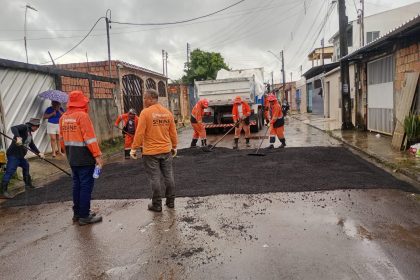 Prefeitura de Manaus amplia recuperação asfáltica na rua 7 do bairro Tarumã em 10/6
