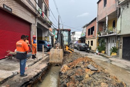 Manaus inicia recuperação da drenagem profunda na rua Senador José Esteves na Compensa 2