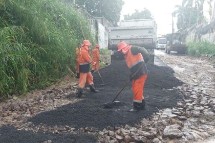 Prefeitura de Manaus conclui pavimentação da rua Marquês do Maranhão no Parque das Laranjeiras para temporada de verão e chuvas