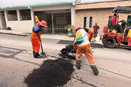 Prefeitura de Manaus realiza recuperação asfáltica na rua Dalmir Câmara e melhora mobilidade no São Jorge