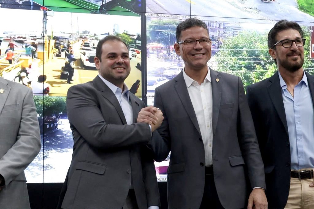 Governador do Amazonas apresenta Sistema Paredão a Rondônia e oferece cooperação em segurança pública na fronteira