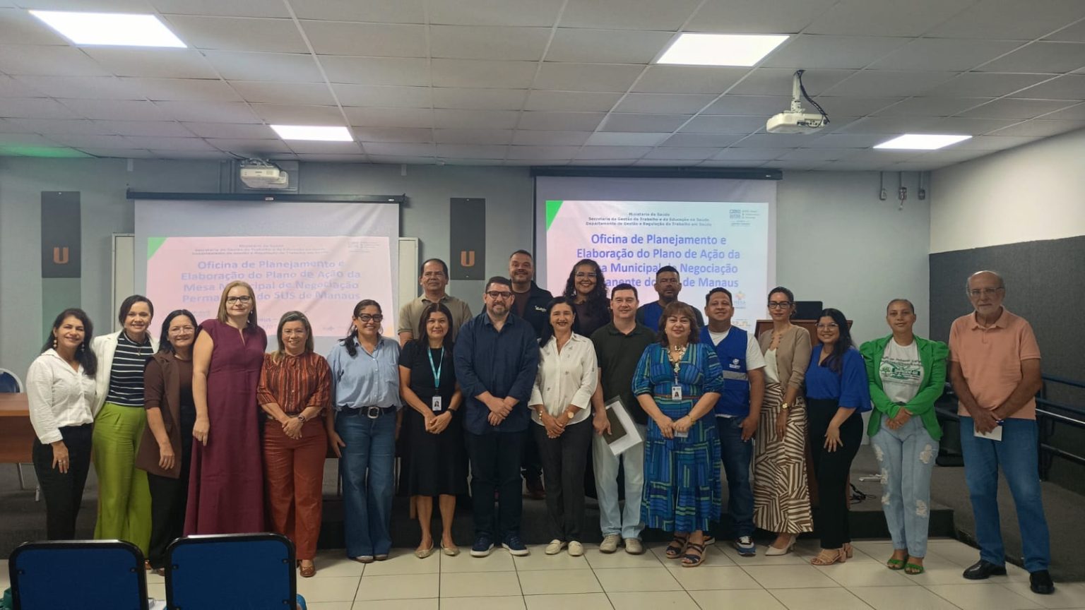 Oficina de Planejamento da MMNP-SUS em Manaus reúne gestores e sindicatos para definir ações do biênio 2026/2027