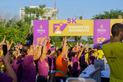 Manaus em Movimento abre inscrições para corrida de rua com cinco mil vagas e provas infantis e adultas