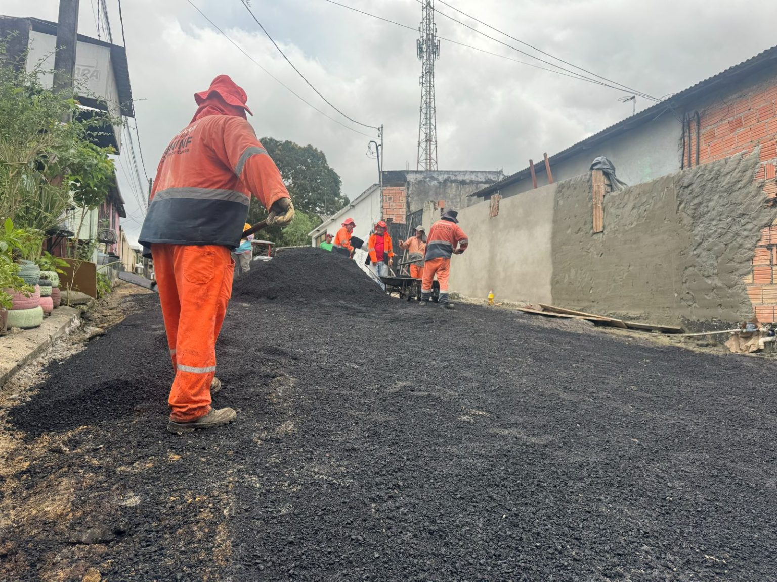 Prefeitura de Manaus inicia obras do Manaus que a Gente Cuida no bairro Cidade de Deus nesta quinta 25/6