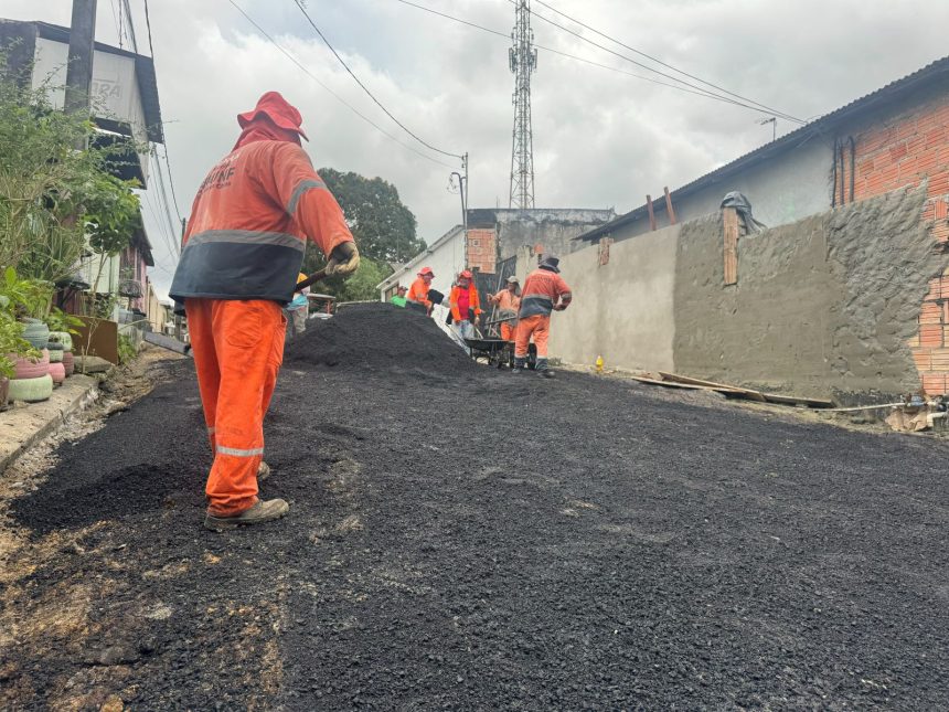 Prefeitura de Manaus inicia obras do Manaus que a Gente Cuida no bairro Cidade de Deus nesta quinta 25/6