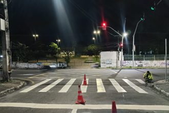 Prefeitura de Manaus reforça sinalização viária em corredores das zonas Norte, Sul, Oeste e Centro-Sul