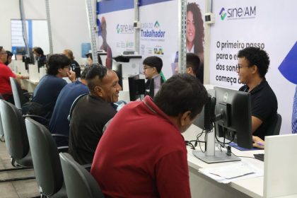 Sine Amazonas oferece 227 vagas de emprego com atendimento presencial nesta terça-feira das 8h às 14h