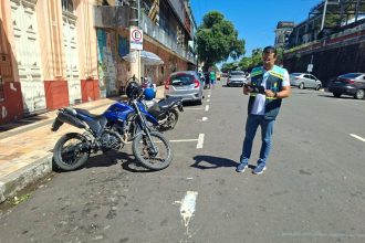 Ageman notifica Consórcio Amazônia por descumprimento na sinalização das vagas da Zona Azul Manaus