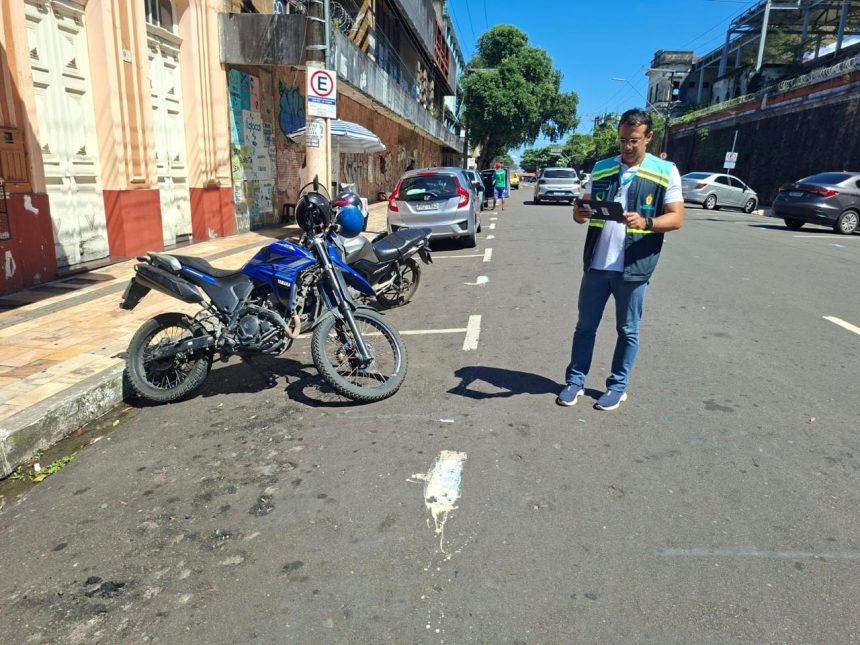 Ageman notifica Consórcio Amazônia por descumprimento na sinalização das vagas da Zona Azul Manaus