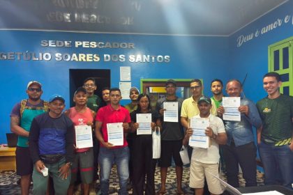 Idam emite e atualiza 35 cadastros do CAF para pescadores artesanais de Eirunepé nesta quarta