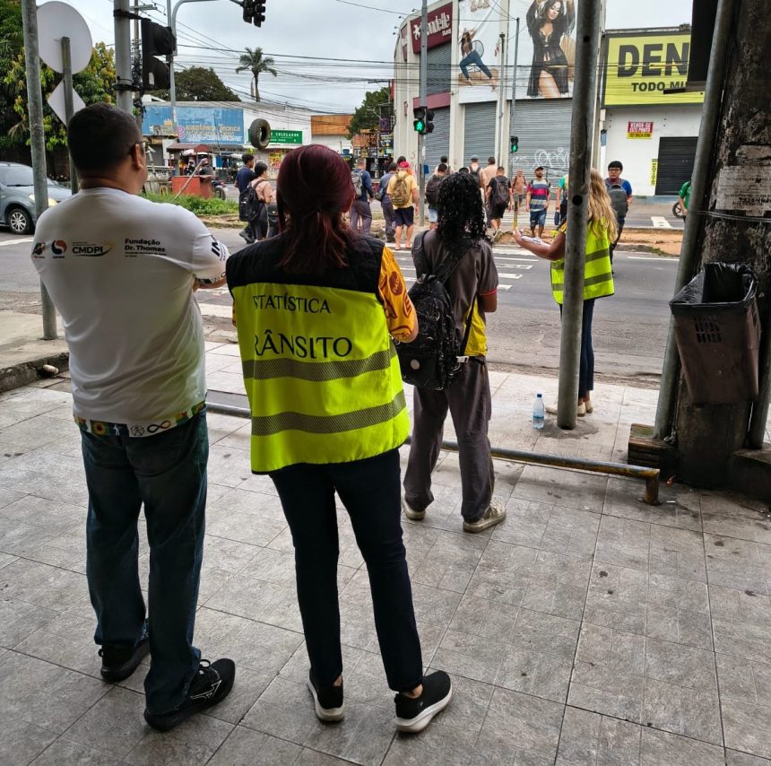 Prefeitura de Manaus realiza pesquisa volumétrica para reforçar segurança viária na avenida Torquato Tapajós