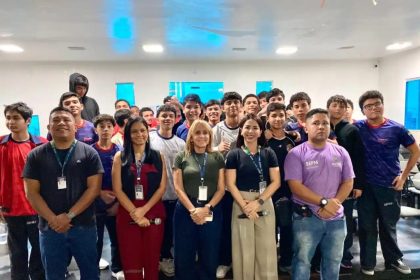 Sejusc promove roda de conversa sobre violência contra a mulher com alunos do Centro Christ Master em 15/06