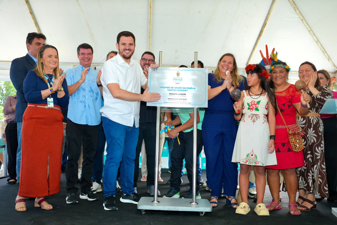 Prefeitura de Manaus entrega USF Santos Dumont após reforma e amplia atendimento a cerca de 25 mil moradores na zona Centro-Oeste