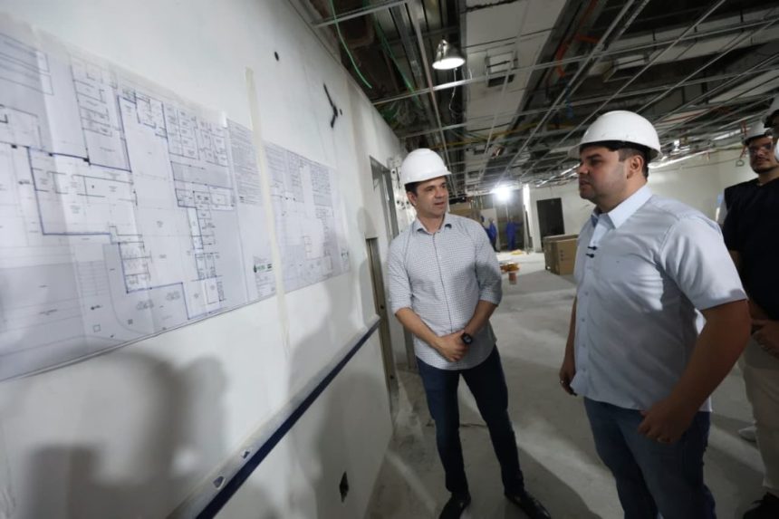 Governo do Amazonas vistoria obras na FCecon e no SPA Coroado para modernização da rede estadual de saúde