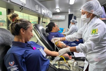 Mobilização do Hospital Platão Araújo e Hemoam reforça estoques com doação de sangue em Manaus