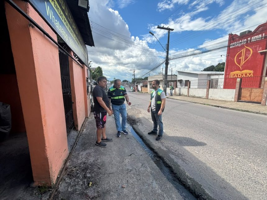 Ageman intensifica fiscalização da recomposição asfáltica da Águas de Manaus em 74 ruas e 20 bairros