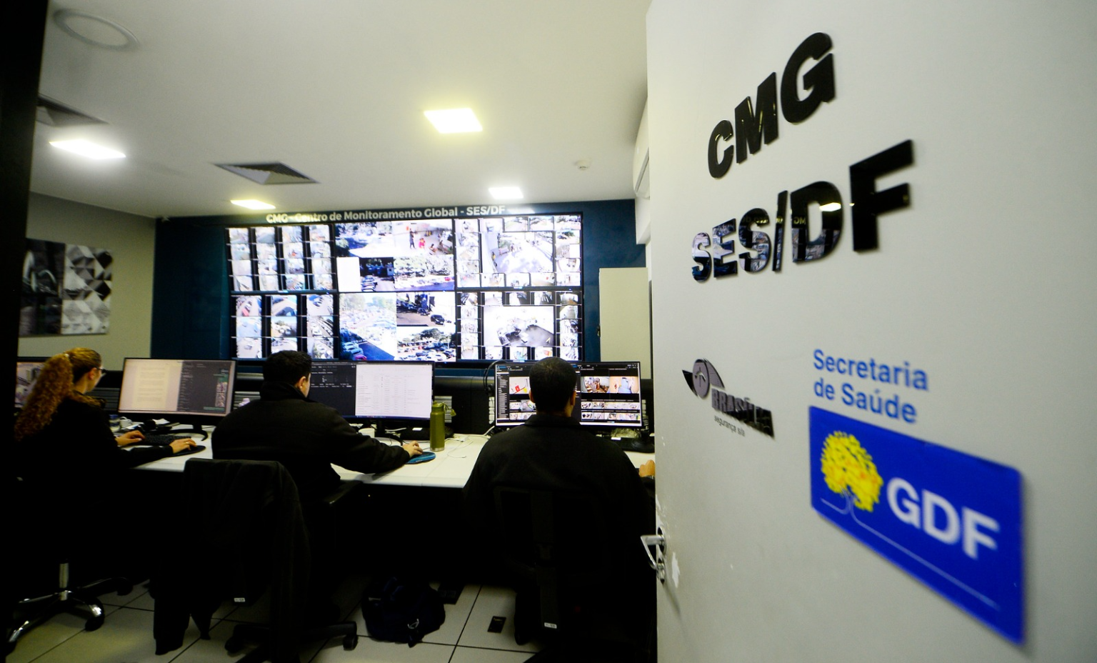 GDF integra monitoramento integrado de imagens da rede de saúde ao sistema de segurança pública com 12 mil câmeras