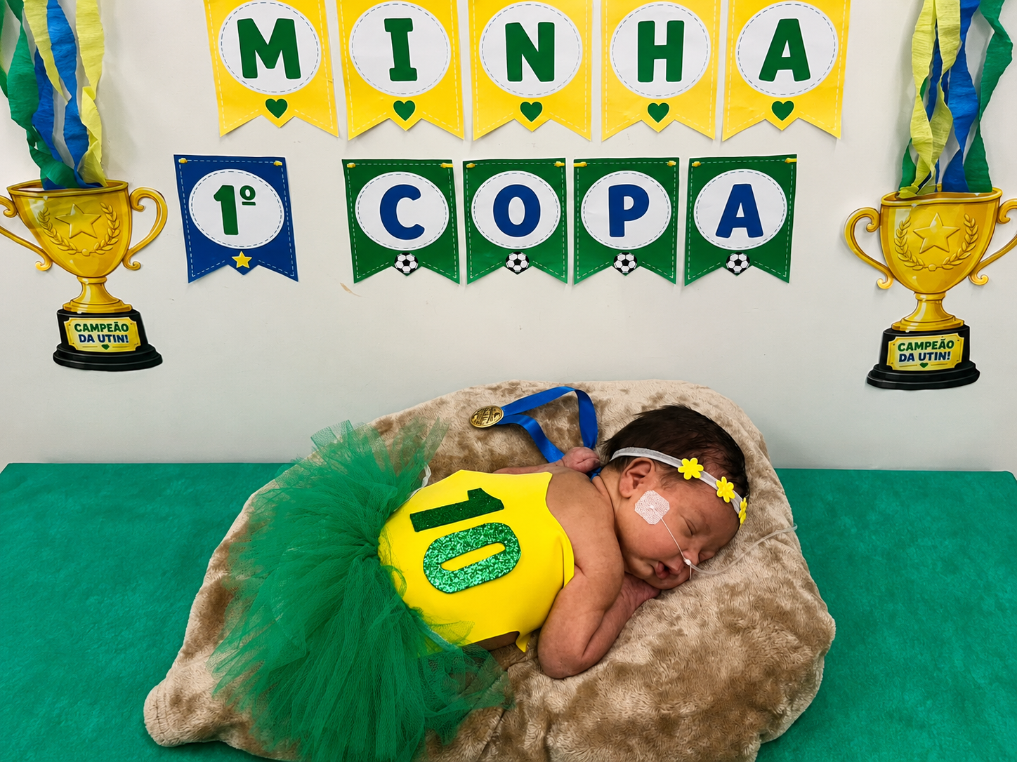 Ensaio fotográfico neonatal ‘Minha 1ª Copa’ gera registros afetivos para bebês prematuros no Hospital Regional de Santa Maria
