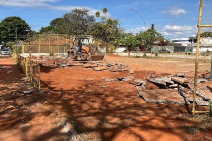 Reforma da quadra da QI 6 no Guará começa com investimento de R$ 291.547,61