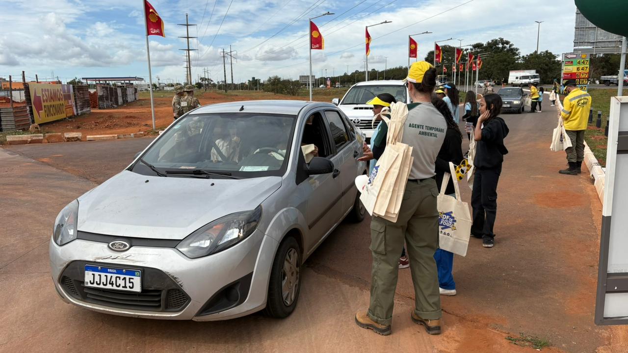 GDF promove blitz educativa para prevenção aos incêndios florestais em Ceilândia no dia 12 de junho de 2026