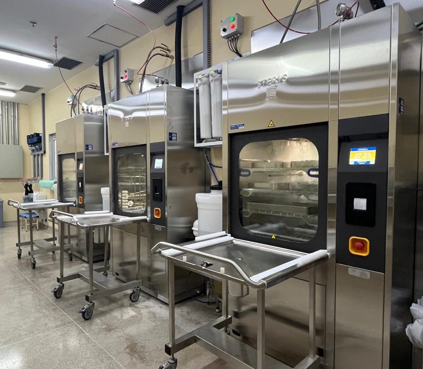 Central de Material Esterilizado do Hospital Regional de Santa Maria é modernizada e acelera reprocessamento de instrumentais