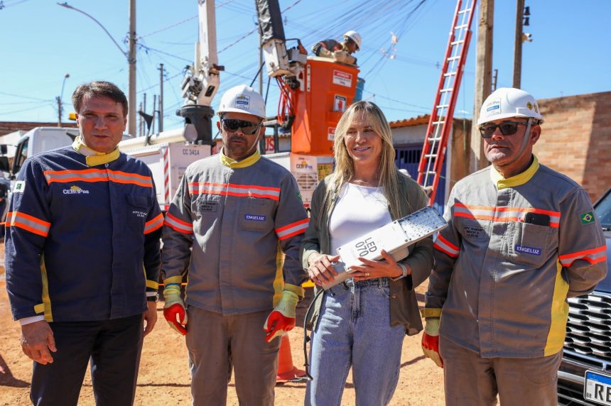 Santa Luzia na Cidade Estrutural recebe iluminação em LED, esgoto, drenagem e asfalto pelo GDF