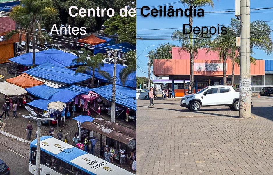 GDF na Sua Porta em Ceilândia promove reordenamento do centro com acolhimento, segurança e mobilidade