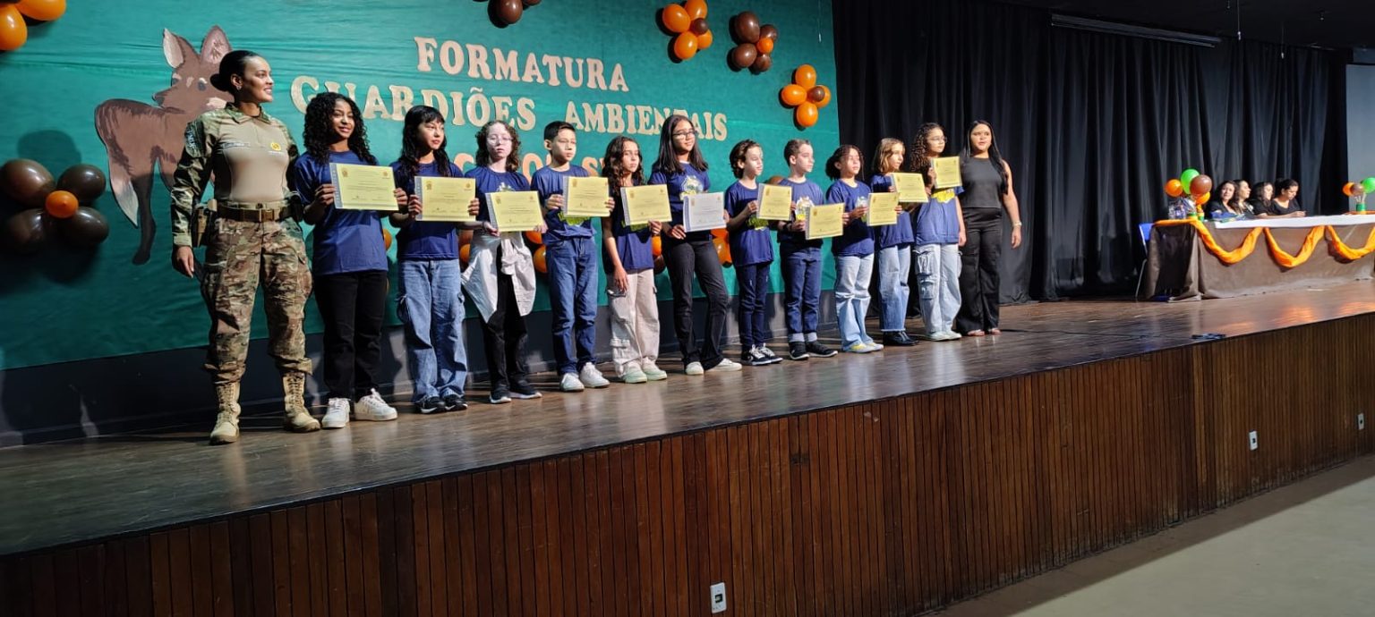 76 estudantes se formam como Guardiões Ambientais em formatura do Prealg na Escola Classe 305 Sul no Plano Piloto