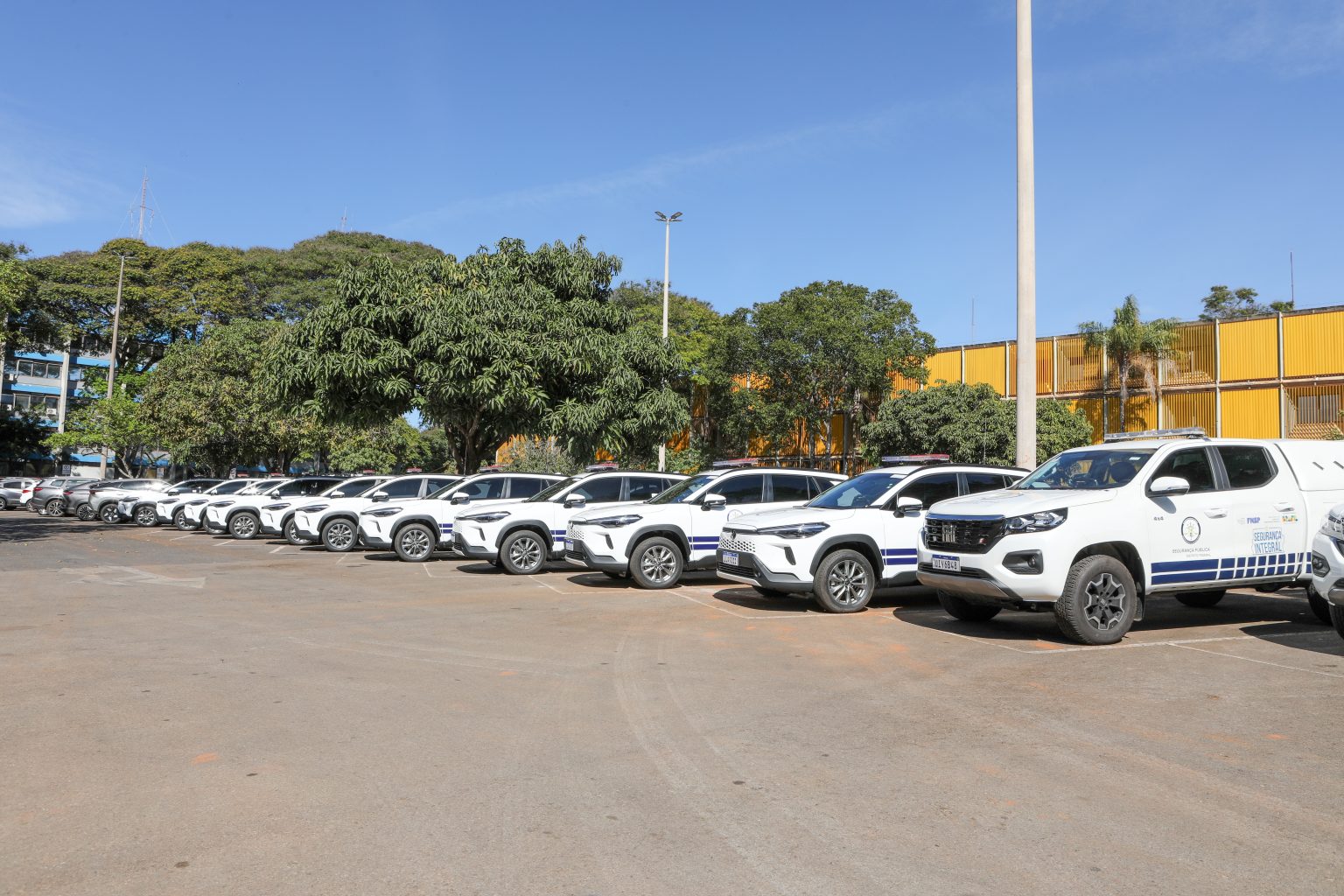 SSP-DF entrega 13 novas viaturas à Sopi com investimento de R$ 2.259.000 para operações integradas